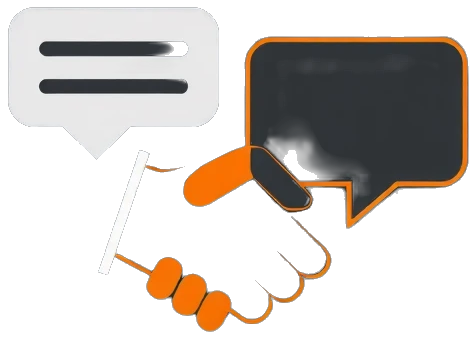 Clear communication icon